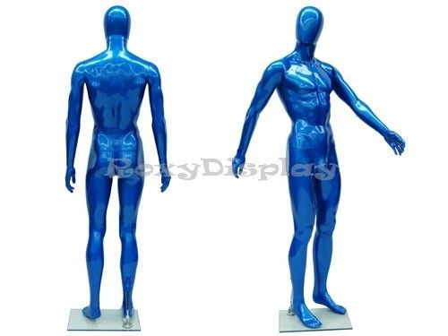 Male unbreakable egghead plastic mannequin display dummy  #ps-sm1bleg for sale