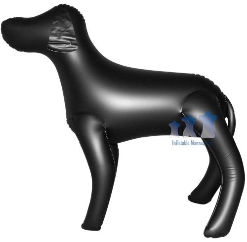 Inflatable Mannequin, Large Dog, Black