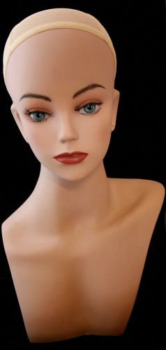 Mannequin Fiberglass Earrings Jewelry wig