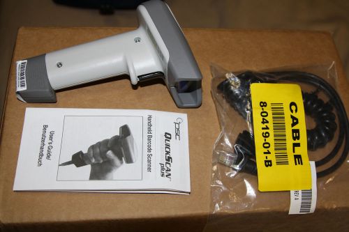 Psc quickscan qs6000 plus handheld scanner  with serial cord new in box for sale