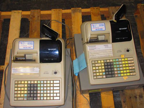 Sharp electronic cash registers for sale