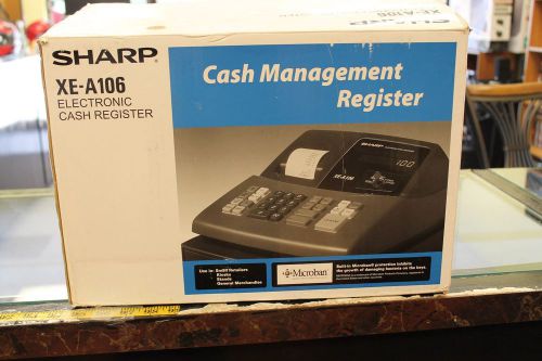Sharp XE-A106 Cash Management Register With Built In Microban !!