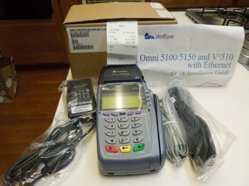 VeriFone Vx510 Omni 5100 with Ethernet - Brand New In Original Box - Never Used