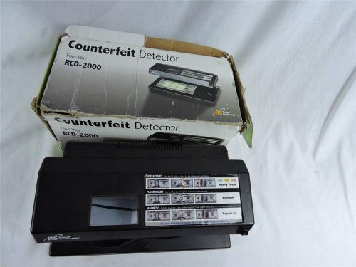 RCD-2000 Ultraviolet, Magnetic Ink, Fluorescent, andMicroprint 4 Way Counterfeit