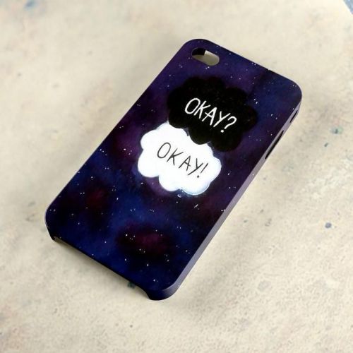 Okay Okay John Green Nebula Quote Fault In Ours Case A99 iPhone Samsung Galaxy