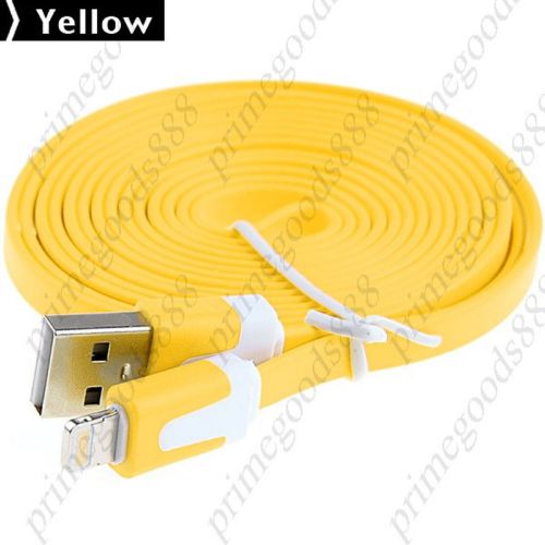 1.9M USB 2.0 Male to 8 pin Lightning Adapter Cable 8pin Charger Cord Yellow