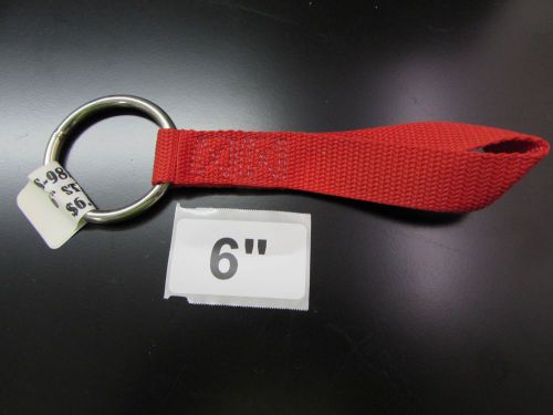 (1) RED SPYDER CLIMBRIGHT 6&#034; CHAIN SAW STRAP W/ RING