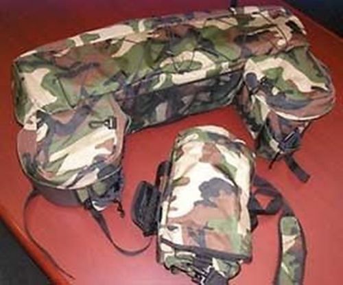 Atv quad pack camo insulated side coolers drink key shot gun shell holder sale for sale