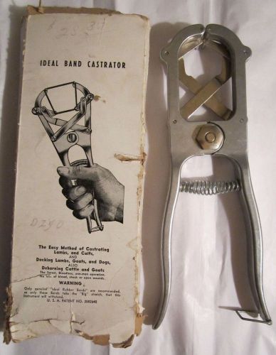 Vintage IDEAL Band Castrator with Original Box