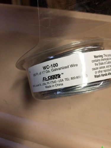 WC-100 17 Gauge Galvanized Electric Fence Wire 100 Feet