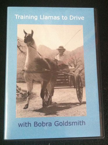 Training Llamas to Drive, with Bobra Goldsmith Llama Carting Driving  DVD New