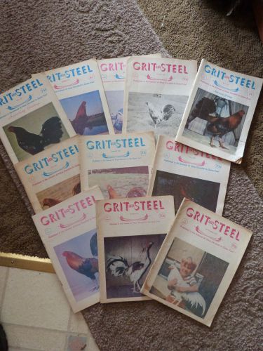 Lot of  diff. Gamefowl - Grit and Steel -  - Book / Magazine game chicken