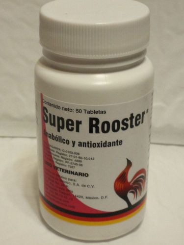 GAMEFOWL - SUPER ROOSTER 3mg TEST DE 50 TABLETAS