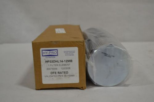 NEW HY-PRO HP33DHL14-12MB DFE RATED HYDRAULIC ELEMENT FILTER D204909