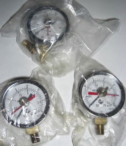 Air Pressure Gauges - 3 Guages