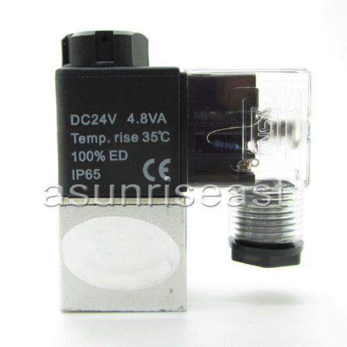 Dc24v pneumatic air solenoid valve nc normal close 2 way 2 position 2v025-08 for sale
