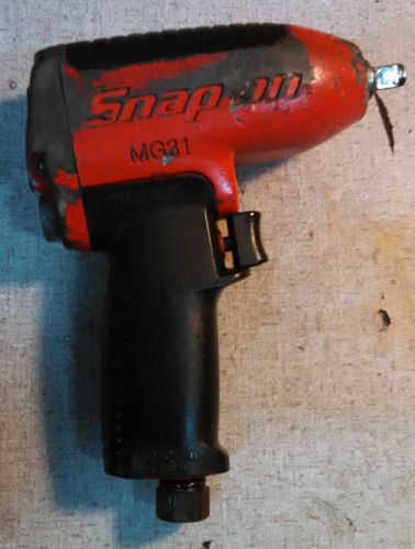 Snap on mg31 3/8-inch heavy duty air impact wrench used for sale