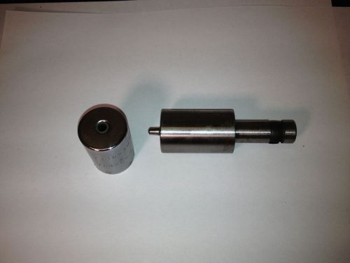 Zephyr coin dimple punch &amp; die assembly for hot dimpling 1/8&#034; fit zephyr cp 450 for sale