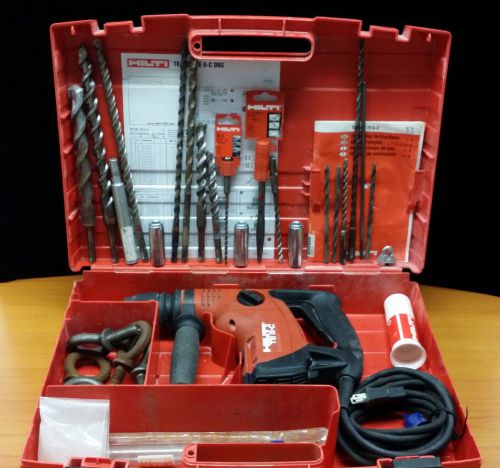 Hilti TE 6-C Hammer Drill With LOTS OF EXTRAS --- NO RESERVE!