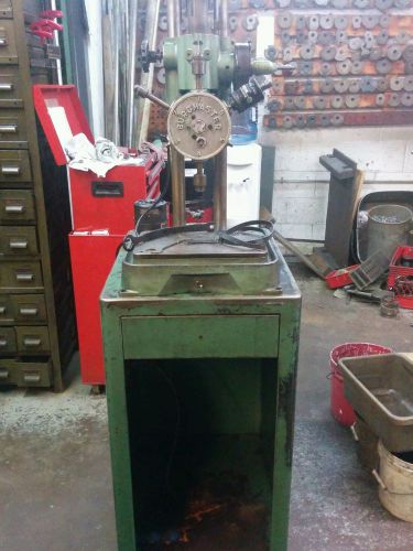 Burgmaster bench model 6 spindle, auto indexing turret, drill and tap machine