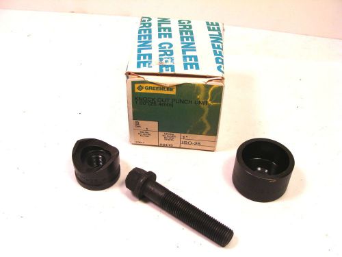 Nos greenlee usa knockout round shhet metal hole punch unit 1&#034;conduit  no.730-1 for sale