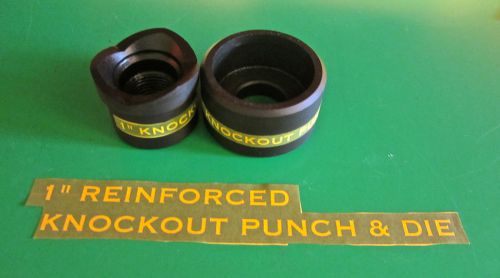 GREENLEE STYLE KNOCKOUT  1&#034;  PUNCH AND DIE ,L@@K , BRAND NEW , FREE SHIPPING
