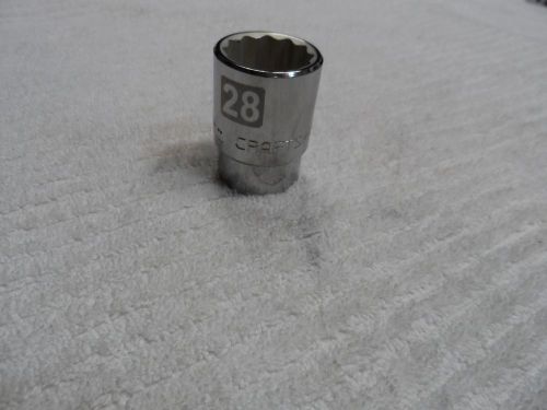 Craftsman 3/4 Drive Metric MM Socket, 12 pt, USA, 28mm - Part # 47935