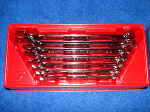 Set of 7 SNAP-ON Combination Wrenches in the Box. Set# PAKKO69