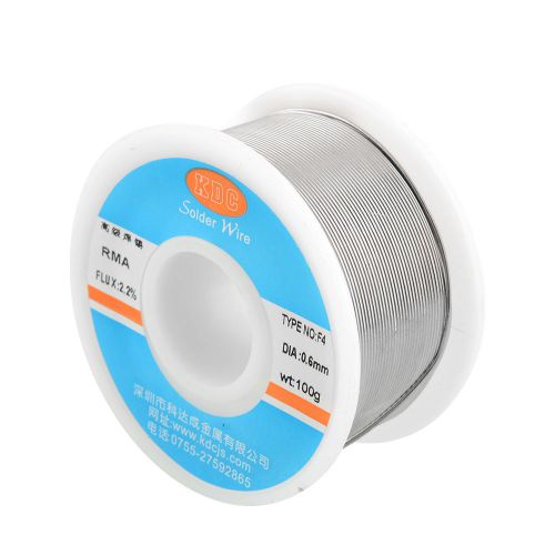 New 1 Roll 60/40 100g 0.6mm Tin Core Wire Solder Soldering for Electrical