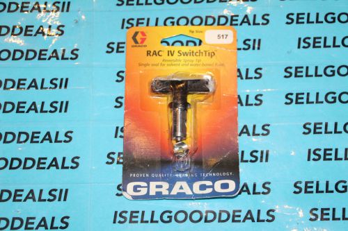 Graco RAC IV 517 SwitchTip Reversible Spray Tip For Solvent &amp; Water Based Fluids