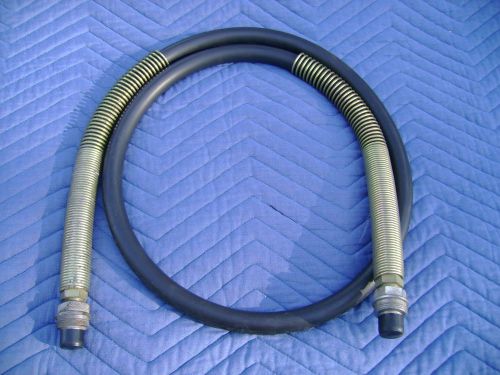 Greenlee hydraulic pump hose 6&#039;x3/8 #11289 with two male connectors #4033, 41941 for sale