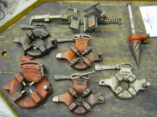 RIDGID DIE HEADS, CUTTER AND MISC