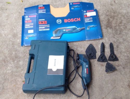 Bosch 1294 VS Orbital Detail Sander W Case Attachments - Only Used Abt 40 Hours!