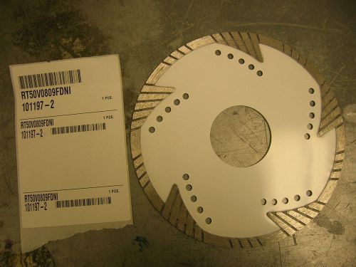 8&#034; x 0.095 x 2.252&#034; Diamond Vantage Turbo Tile Stone Blade General Purpose