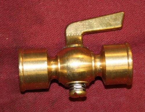 1/2 inch npt thread female brass drain pet cock shut off valve fuel gas oil air for sale