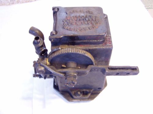Rare antique force feed m-k.l. co. dd1 stationary engine lubricator crank oiler for sale