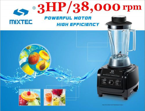 Mixtec heavy duty blender with tamper 3hp motor up to speed 38,000 rpm 64oz for sale