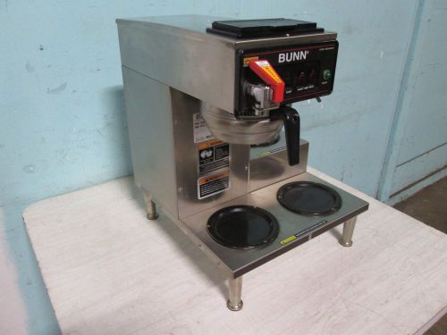 &#034;bunn&#034; commercial cw series s.s. automatic/pour over coffee brewer w/3 warmers for sale