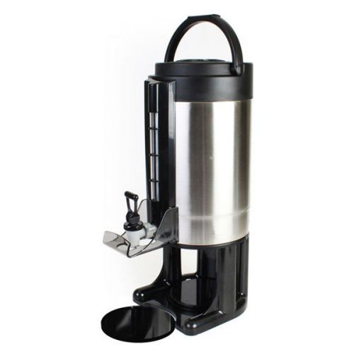 Coffee server 5.7 lt/1.5 gallon gravity flow dispenser bru thru &amp; removable base for sale