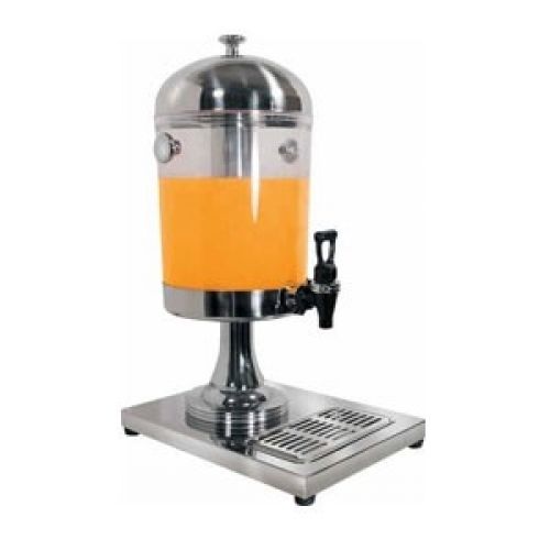 902 7-1 / 2 Qt Juice Dispenser with Brass Accents
