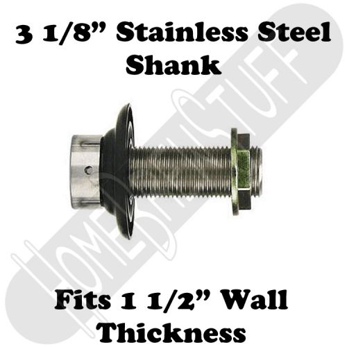 3 1/8&#034; stainless steel draft beer shank assembly 1/4 bore kegerator tap homebrew for sale
