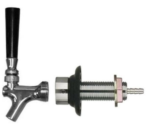 Kegerator beer faucet tap handle with 4-1/2 inch shank kit 3/16&#034; bore for sale