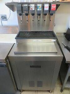 Cornelius 6 flavor stand alone fountain machine built in ice bin model cb2323a for sale
