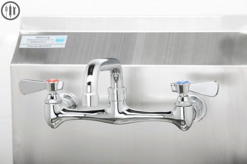 8&#034; wall mount commercial faucet w/ 6&#034; spout for sale