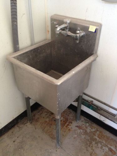 Commercial Stainless Steel Sink with Faucet