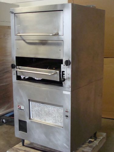 SOUTHBEND HEAVY DUTY DOUBLE STACK COMMERCIAL NAT-GAS SALAMANDER BROLIER OVEN