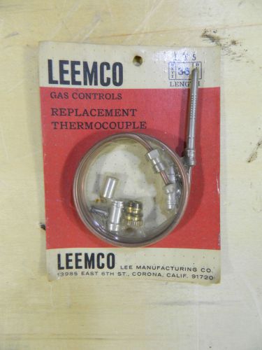 Leemco LT5 36&#034; Gas/ Controls Thermocoupler Replacment New