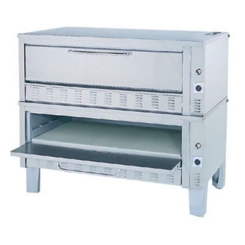 Zesto (315-2)- 72&#034; gas double deck oven - bake &amp; pizza for sale