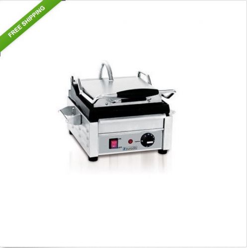 Eurodib SFE02325-120  Commercial Panini Sandwich Grill Grooved Surface