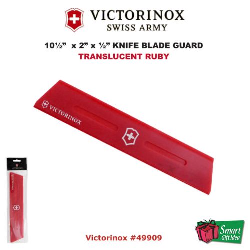 Victorinox SwissArmy 10 1/2 &#034; Blade Guard, Translucent Ruby, For Chef&#039;S #49909